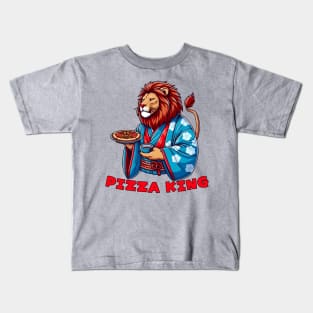 Pizza lion Kids T-Shirt